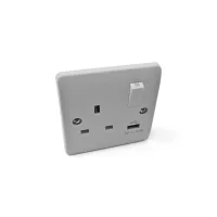 1 Gang Socket With USB 1 Gang Socket With USB