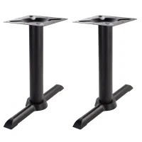 Tabilo Phoenix Twin Dining Height Table Base - Black Cruciform - 720mm Tabilo Phoenix Twin Dining Height Table Base - Black Cruciform - 720mm