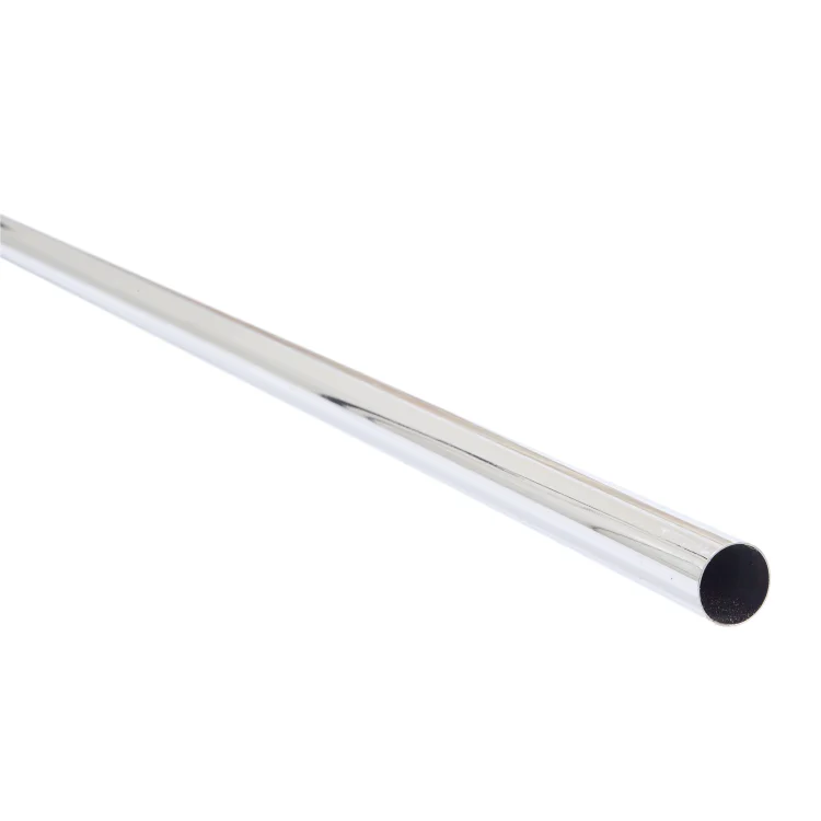 3/4in Wardrobe Rail - 2000mm Chrome Plated Silver