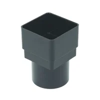 Square Line Gutter Downpipe Adaptor Anthracite Square Line Gutter Downpipe Adaptor Anthracite