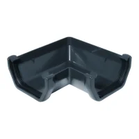 Square Line Gutter 114mm 90 Degree Angle - Anthracite Grey Square Line Gutter 114mm 90 Degree Angle - Anthracite Grey