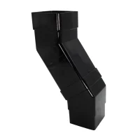 Square Line 65mm Adjustable Offset Bend - Black