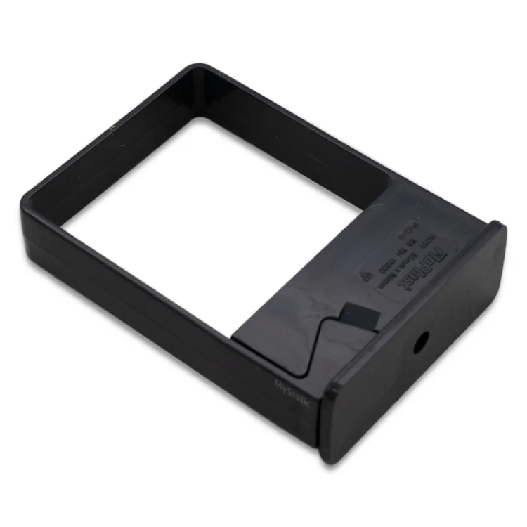 Square Line 65mm Pipe Clip (Single Fix) - Anthracite Grey