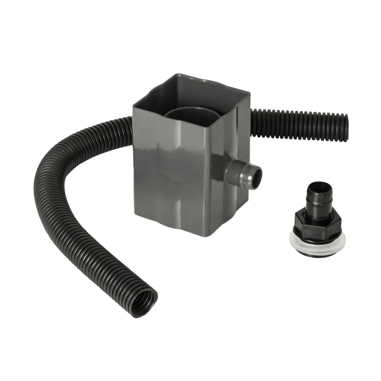 Square Line FloSaver Rainwater Diverter - Anthracite Grey