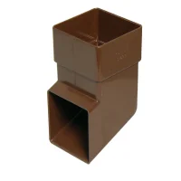 Square Line Gutter Downpipe Shoe Brown Square Line Gutter Downpipe Shoe Brown