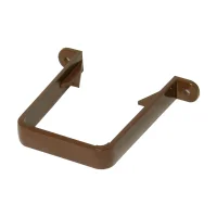 Square Line Gutter Downpipe Clip Brown Square Line Gutter Downpipe Clip Brown