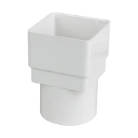 Square Line Gutter Downpipe Adaptor White Square Line Gutter Downpipe Adaptor White