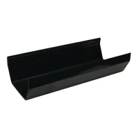 Square Line Gutter Channel Black 2M Square Line Gutter Channel Black 2M