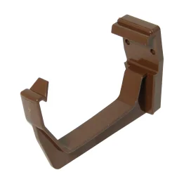Square Line Gutter Bracket Brown