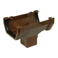 Square Line Gutter Outlet Hopper Brown Square Line Gutter Outlet Hopper Brown