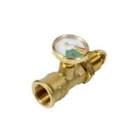 HILO Propane Cylinder Gauge with Excess Flow Valve HILO Propane Cylinder Gauge with Excess Flow Valve