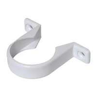 40mm White Pipe Clip 40mm White Pipe Clip