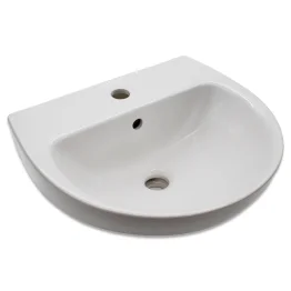 Lecico Atlas Basin White 1 Tap Hole - White