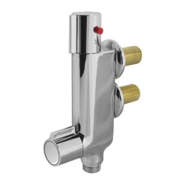 V100 Vertical Thermostatic Shower Mixer Valve - 45mm Centres - Chrome