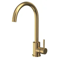 Manhattan Mono Mixer Tap with Brushed Brass Finish Manhattan Mono Mixer Tap with Brushed Brass Finish