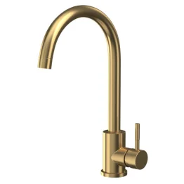 Manhattan Mono Mixer Tap with Brushed Brass Finish