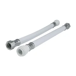 JG Speedfit White Flexi 1x Hose 15mm x 1/2" x 300mm