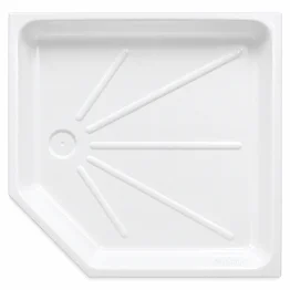 Shower Tray Insert with Cut-Off Corner - White - PC1638B