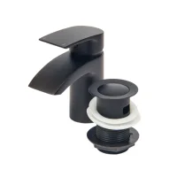 Belini Mini Mono Black Mixer Basin Tap