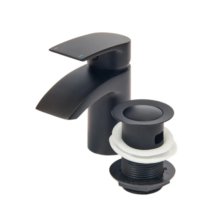 Belini Mini Mono Black Mixer Basin Tap
