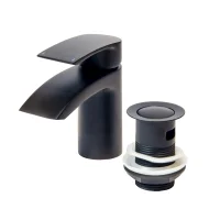 Belini Mono Black Mixer Basin Tap