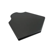 Crest Tile End Cap Plastic - Graphite