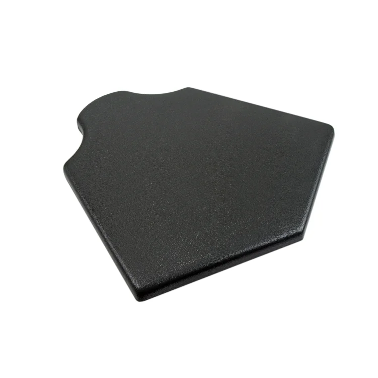 Crest Tile End Cap Plastic - Graphite