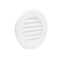 Round Louvered Vent 2500sqmm - White