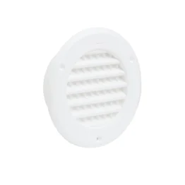 Round Louvered Vent 2500sqmm - White