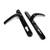 Static Caravan Door Handle Black