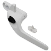 Eltherington Cockspur Window Handle (Left Hand) - White - COM0000625