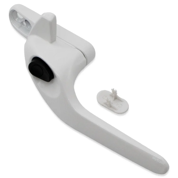 Eltherington Cockspur Window Handle (Left Hand) - White - COM0000625