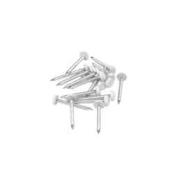 Polytop Pin - White 25mm uPVC (100 Pack)