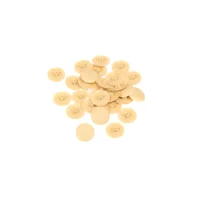 Screw Cap Cover - Buff (100 Pack)