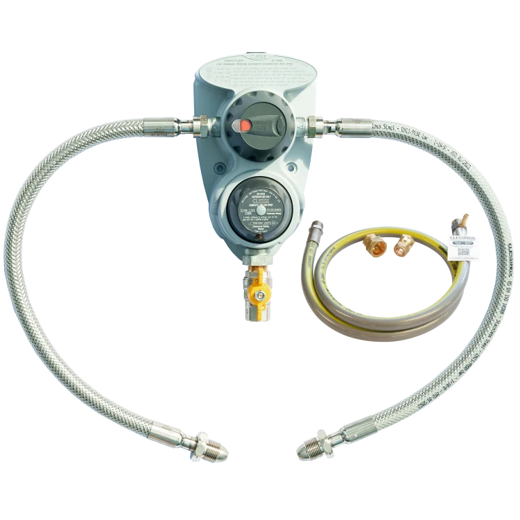 Clesse Compact R800 2 Cylinder OPSO Auto Changeover Kit With Hose & SS Pigtails