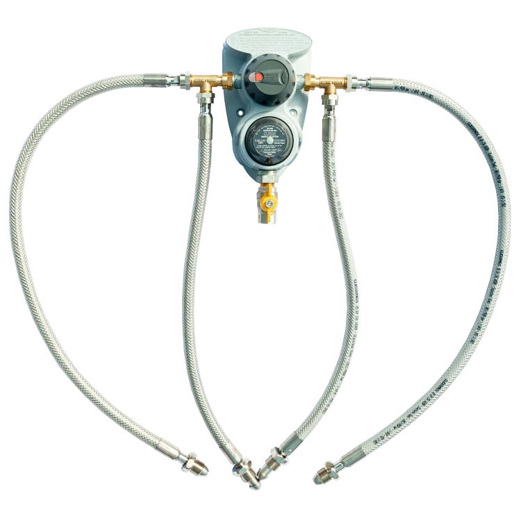 Clesse Compact R800 4 Cylinder OPSO Auto Changeover Kit With SS Pigtails